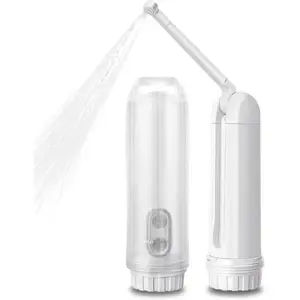 Portable Electric Bidet Sprayer - Handheld Travel Bidet with 2 Pressure Modes - Waterproof Foldable Pocket-Sized & Cordless for Bathroom Ultimate Personal Hygiene Cleaning at Home and Camping,summervibes