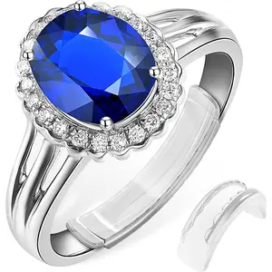 Adjustable Ring Size, 8-Piece Set in 8 Sizes, Ring Size Adjuster, Invisible Ring Protector for Men and Women, with Polishing Cloth, Suitable for Rings with a Width of 1-8 mm, Anniversary Gift, Holiday Gift, Popular Gift