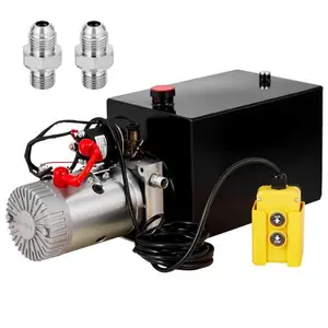 GARVEE 12V Hydraulic Pump Power Unit, 13 Quart for Car Lift, Auto Repair - Available in 15, 10.5, and 8.5 Quart Single Variants for Versatile Vehicle Maintenance Solutions