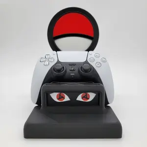 Uchiha Clan Inspired Controller and Headset Stand Combo