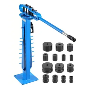 VEVOR Manual Bending Machine with 14 Bending Dies, 200 Heavy-Duty Bending Tool for Copper Aluminum Iron Pipes, Ideal for HVAC Air Conditioning Refrigerator Auto Repair