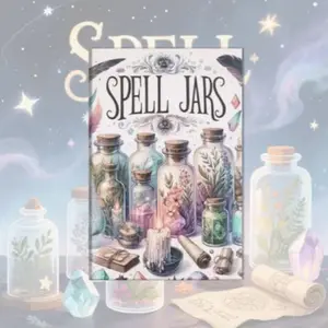 Spell Jars for Beginners & Advanced Users, Create Your Own Magic Spells, Perfect Gift for Witches & Enthusiasts, Enhance Your Rituals