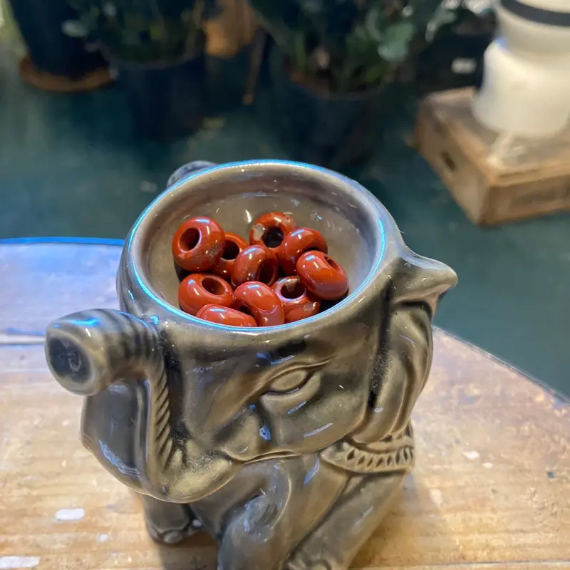 Natured Hueman “Red Jasper” Beady Beads
