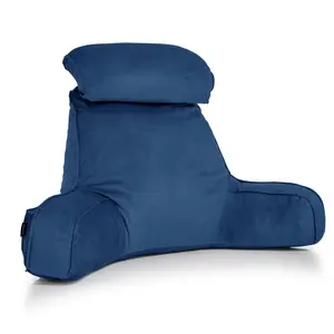 Deconovo Reading Pillow for Kids - Reading Companion with Shredded Memory Foam, Arms, Ultra-Comfy Removable Microplush Cover, Detachable Neck Roll for Unmatched Support & Relaxation