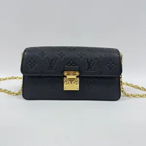 Pre-owned Louis Vuitton canvas Belt Bags wallet on chain metis 【BF 1】