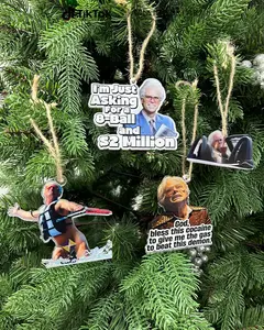 Uncle Baby Billys Christmas Ornament, The Righteous Gemstones Christmas Ornament, Double Sided Acrylic Ornament, Christmas Meme Funny Gift