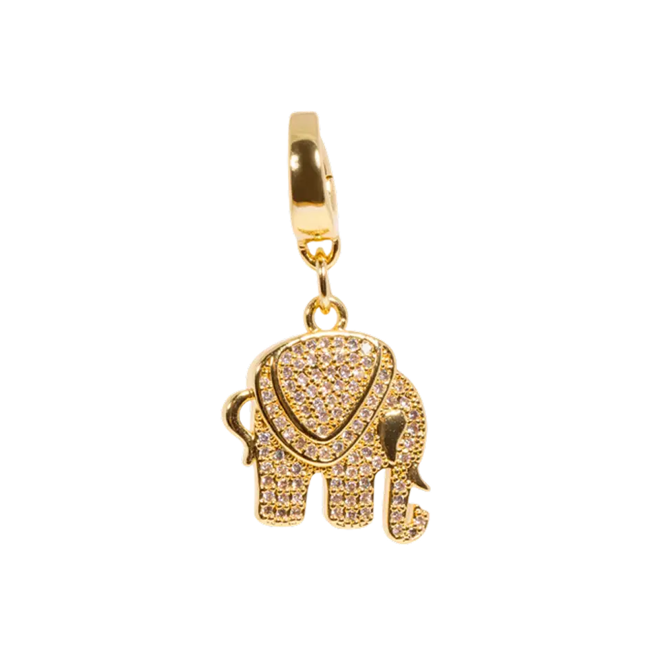 Prosperity Elephant Clip Charm
