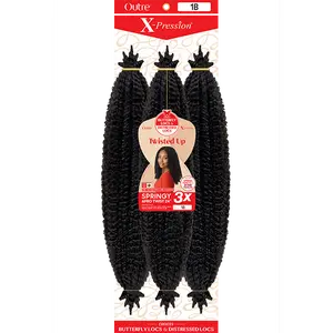 Outre X-Pression Twisted Up Crochet Hair - 3x Springy Afro Twist 24"