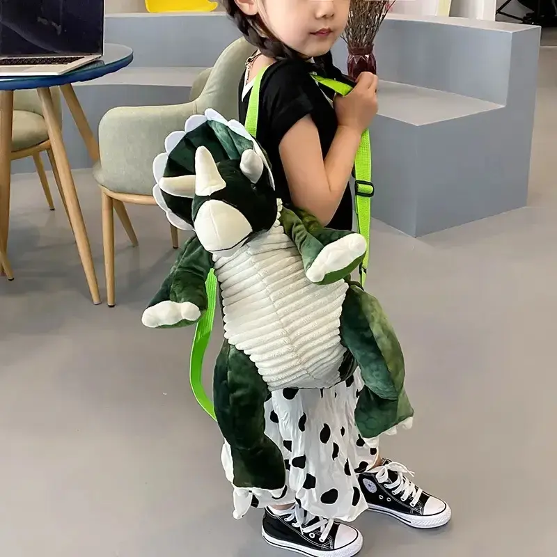 3D Dinosaur Functional Backpack with Pockets for Storing Personal Items, Backpacks, Casual Daypack Backpacks, Halloween backpack