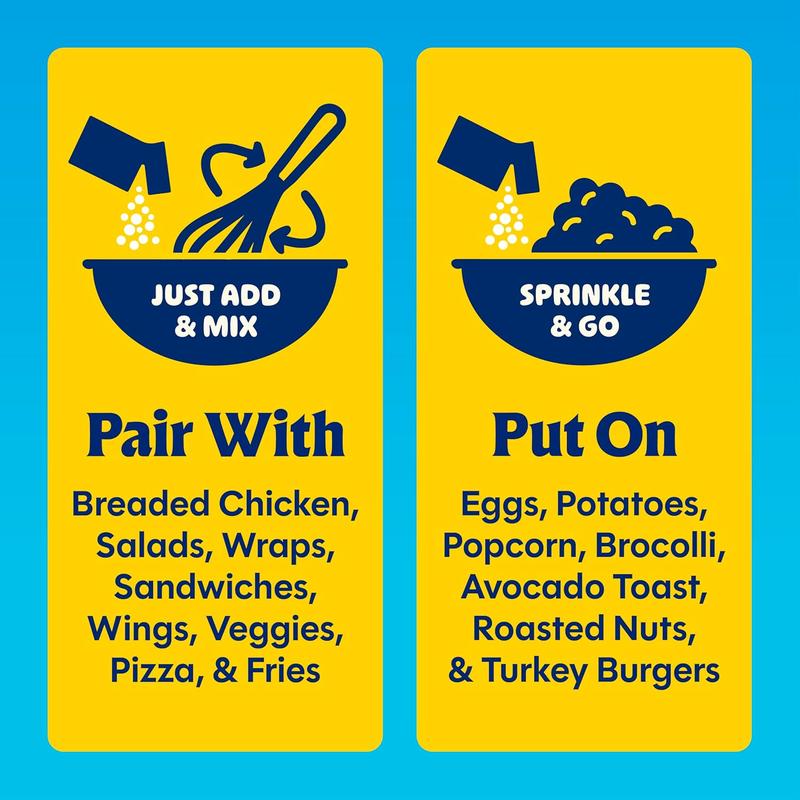 Protein Ranch Seasoning for Salad Dressings & Dips - Quick & Easy Ranch Dressing Mix | Turn Greek Yogurt or Cottage Cheese into Protein Ranch | Great with Veggies & Popcorn | Savory Protein Powder