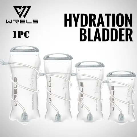 1PC 1L/1.5L/2L/3L Sports TPU Water Bladder Bag Hiking Sports Backpack Water Bag Foldable Waterproof Water Bag Suitable for Hiking, Mountaineering, Cycling, Camping Collapsible Water Container Portable Water Bottle, Hiking Essentials