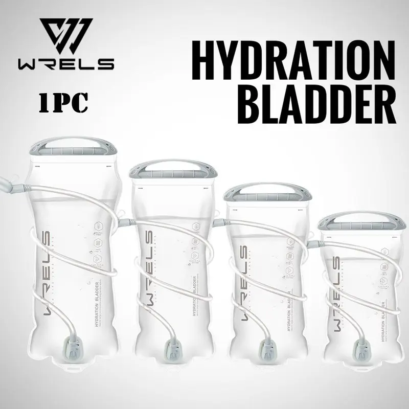 1PC 1L/1.5L/2L/3L Sports TPU Water Bladder Bag Hiking Sports Backpack Water Bag Foldable Waterproof Water Bag Suitable for Hiking, Mountaineering, Cycling, Camping Collapsible Water Container Portable Water Bottle, Hiking Essentials