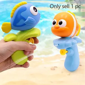 1pc Ocean Animal Water Gun, Cute Fish/dolphin Design, Easy to Use, Ideal for Family Activities and Parties, Summer Outdoor Fun