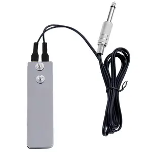 Tattoo Foot Pedal Switch Mini Flat Stainless Steel Perfect for Tattoo Power Machine Guns Supplies