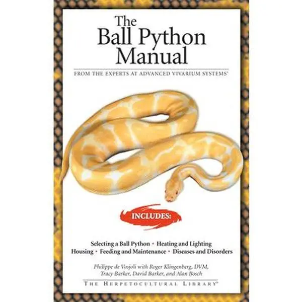 USED Book - The Ball Python by de Vosjoli, Philippe (Paperback) - english