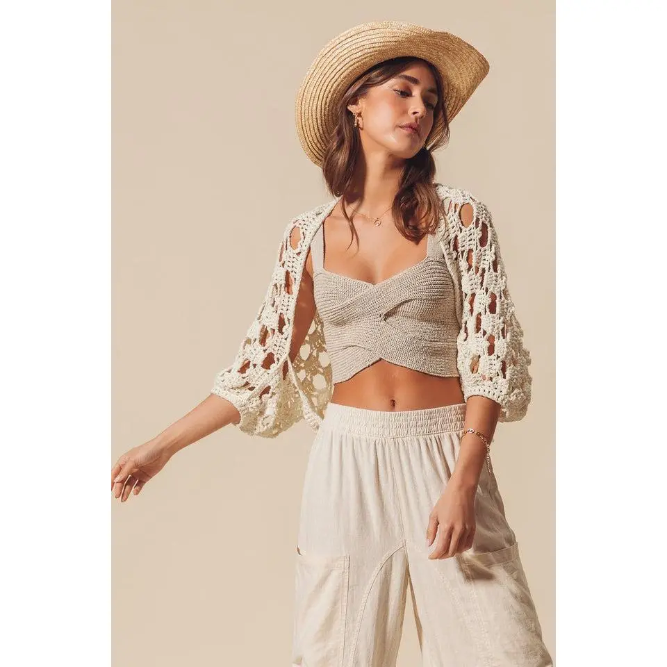 Crochet Crop Shrug
