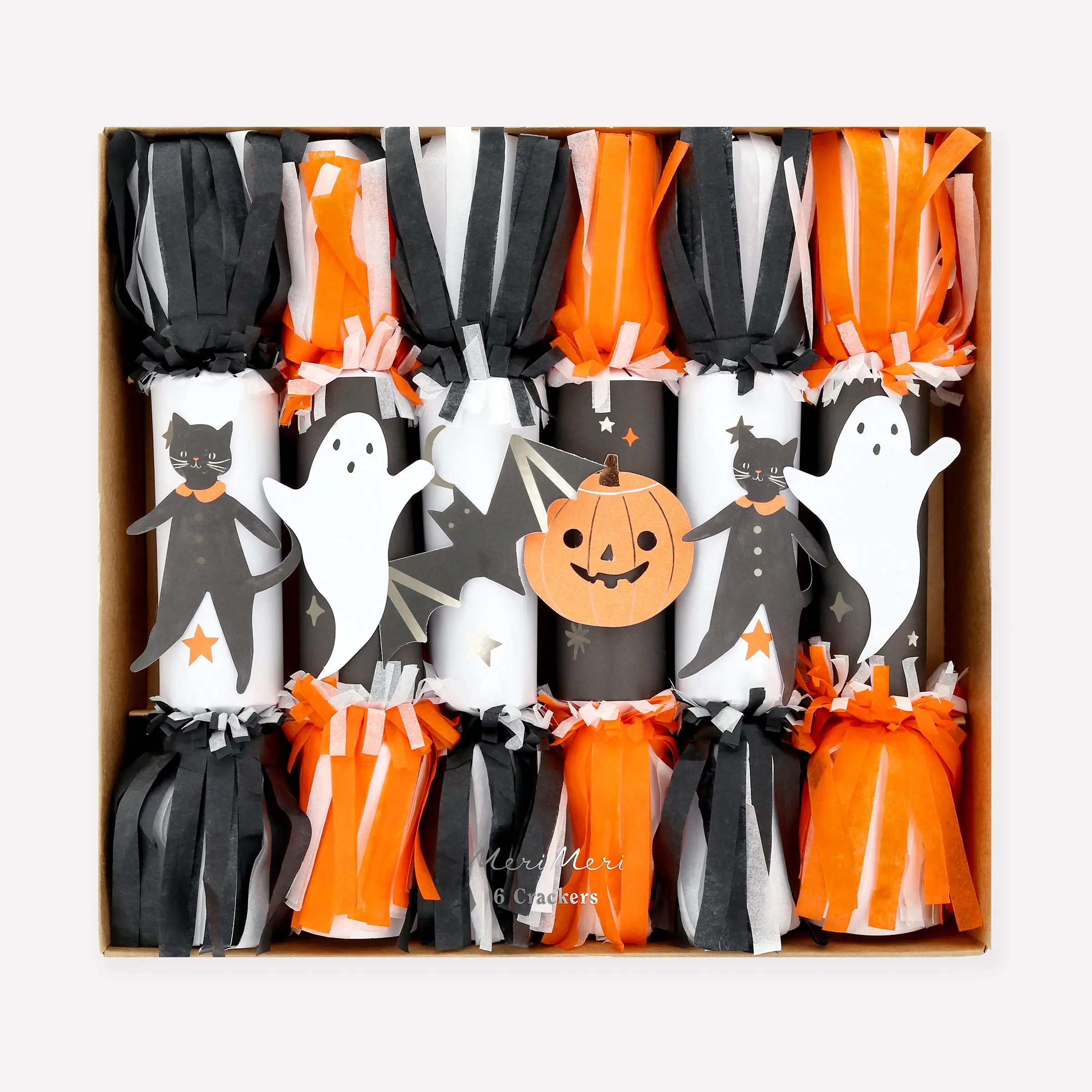 Halloween Fringe Crackers (x 6)