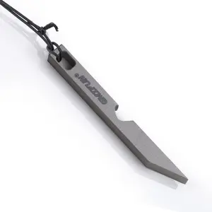 Mini-Improved Version100% pure Titanium EDC Mini Pry Bar with Bottle Opener,Small Slim Pocket Pry Bar Multitool Keychain,Every Day Carry For Men