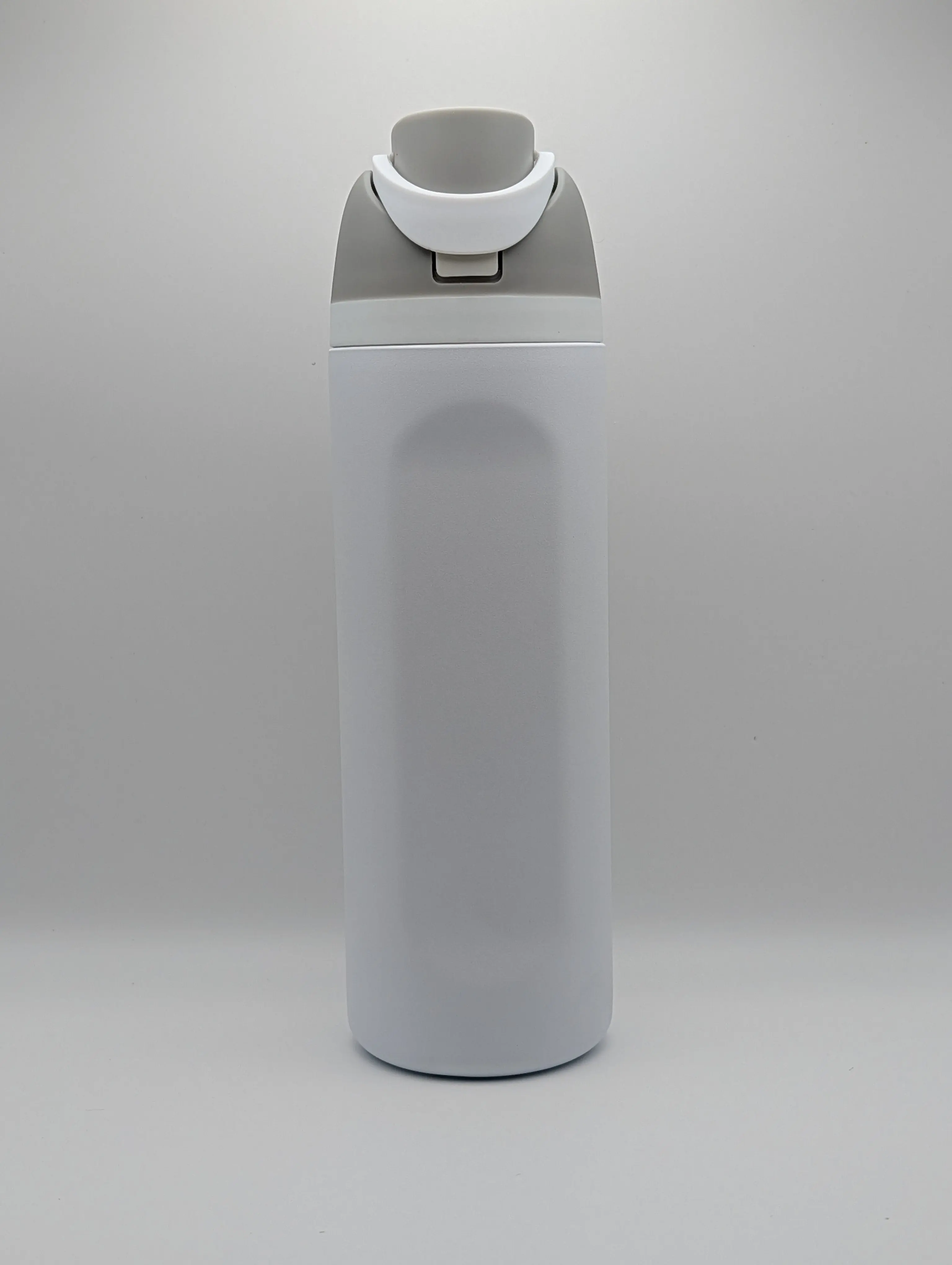 24oz White DualSip Tumbler Blank — Dual-Spout Lid — Laser Engraving Ready