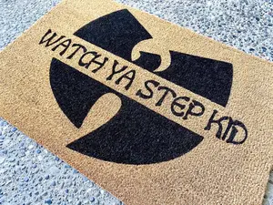 Wu.tang Watch Ya Step Custom Door Mat Wu.tang Watch Ya Step Custom Door Mat
