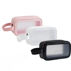 Multifunctional Storage Bag, Women's Travel Toiletry Bag with Handle, Cosmetic Organizer, Travel Cosmetic Bags, Portable Space Saver, Ideal for Short/long Trips