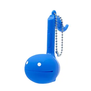 Otamatone Melody [Blue] Portable Mini Size Keychain with 11 Pre-Programmed Songs - Musical Electronic Toy from Japan by Maywa Denki
