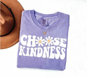 Comfort Colors Choose Kindness Shirt, Cute Back to School Crewneck, Be Kind Shirt, Teacher Shirts, Teacher Appreciation Gift, Daisy T-shirt