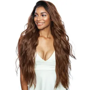 Mane Concept Brown Sugar Human Hair Stylemix Natural Hairline Lace Front Wig - BSN202 BRYCE