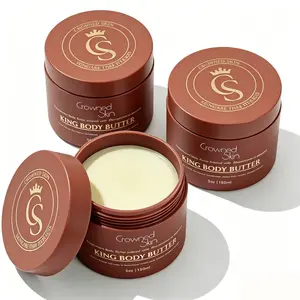 Colognes Crowned Skin King Body Butter - Gentle Moisturizer for Soft Skin, Warm Scent, Suitable for All Types, Luxurious Nourishment, 5oz/150ml