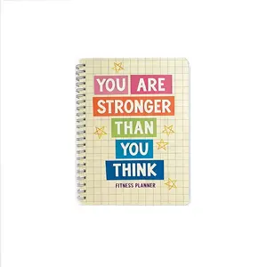 Exercise Plan Weight Loss Tracker Journal, Undated Exercise Log, Diet Fitness Management Planner, Unisex Workout Diary