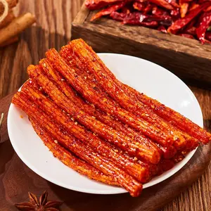 JTEDZI Latiao Spicy Strips, Chinese Spicy Sticks 2.2oz/62g (Pack of 3)