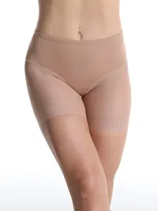 Women's Seamless Abdominal Control Underwear, Strong Waist Shaping Postpartum High Waist Body Shaper Panties, Casual All Seasons