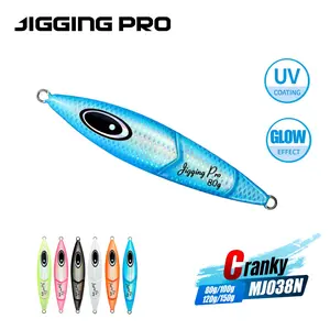 Jigging Pro Cranky Slow Pitch Jigs lures fishing For Amberjack  saltwater jigs 80g 100g 120g 150g Saltwater Boat Fishing Tackles Luminous Metal Casting Jigging Lure Fishing Lures Artificial Fishing Lure