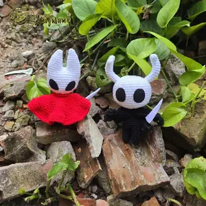 Silksong Crochet Doll Amigurumi, Hollow Knight Plush, Hollow Knight Plushies, Hollow Knight Crochet Doll