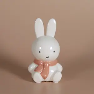 Miffy's Blush Scarf Figurine