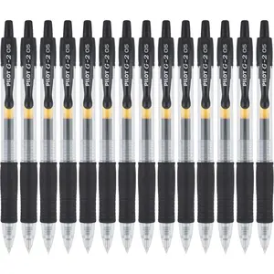 Pilot, G2 Premium Gel Roller Pens, Extra Fine Point 0.5 mm, 14, Black