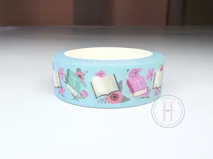 Blue Floral Bibles Washi Tape: Christian Planner Scrapbook Tape (15mmx10m)