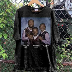 [ SPORTS GRAPHIC TEE - SALE UP TO 45% ] Lamar Jackson Derrick Henry Zay Flowers Football Shirt, Baltimore Step Bros Tee, Funny Football Gift Unisex