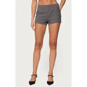 Edikted Women's Riya Pinstripe Tailored Micro Shorts