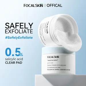 Focalskin Safely Exfoliate Clear Pads Iso 60pads for Skincare and Comfort