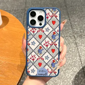 Premium Magnetic Case for iPhone11/12/13/14/15/16/17/promax Paddington Bear Pattern MagSafe Ready,Anti-Fall,Ultra-Thin Design|Perfect for Everyday Use