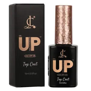 Gel Up Top Coat 15ml Ultra High Shine Glossy Finish Long Lasting Protection for Vibrant Nails Up to 3 Weeks