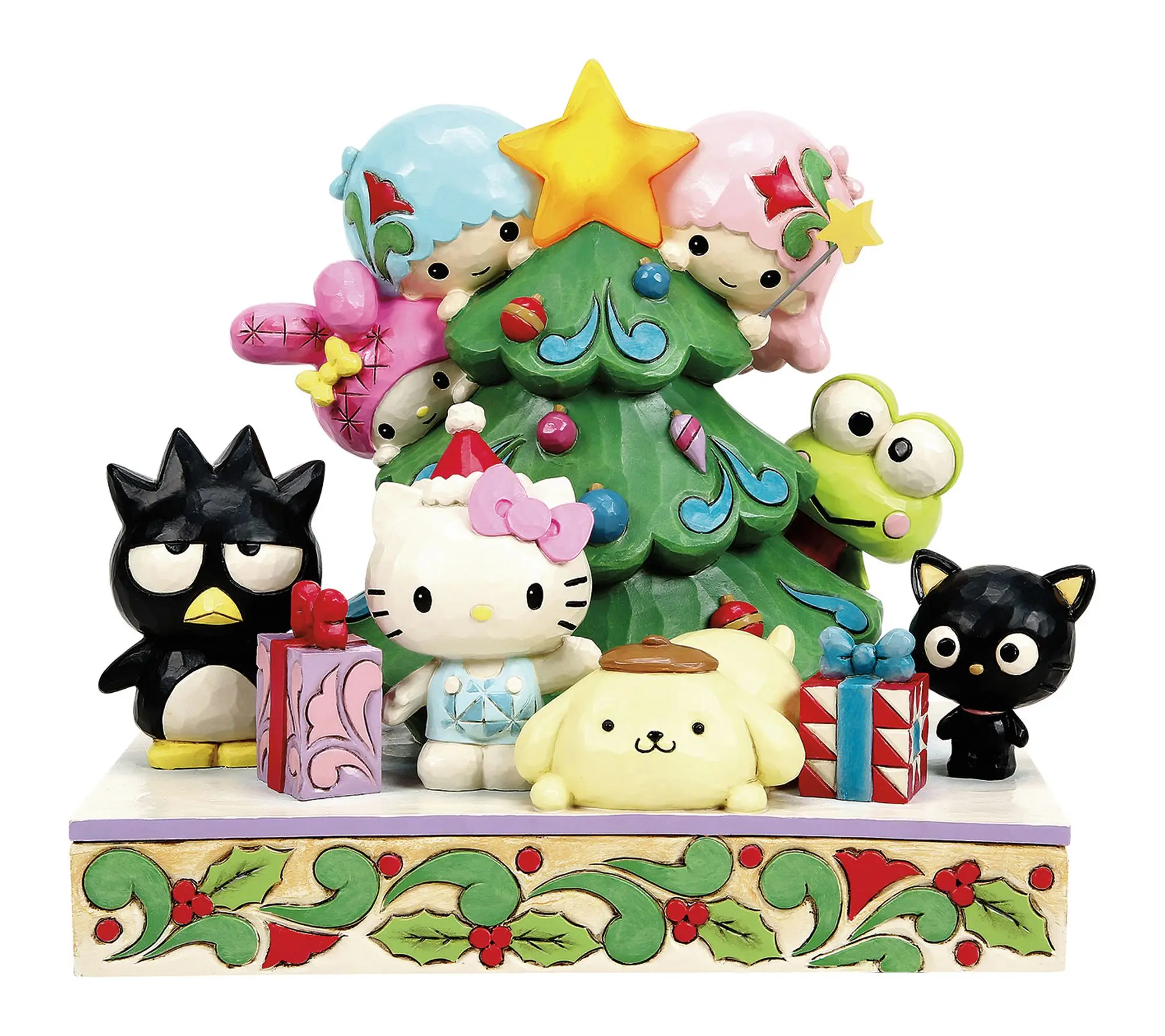 Jim Shore Sanrio Hello Kitty & Friends Tree Figurine 6.6in H