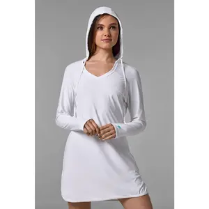 Women's Seacoast Swim Cover-Up Dress | White