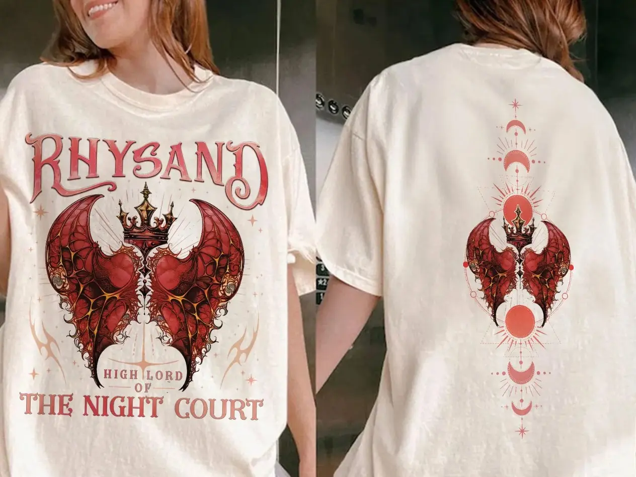 Rhysand The Night Court 2 Sided Sweatshirt, High Lord Rhysand Sweatshirt, Batboys Acotar Vintage Vintage 2 Sided T Shirt Sweatshirt Hoodie