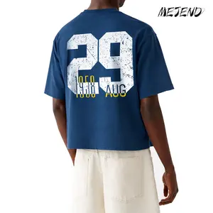 12oz Heavyweight Oversized Cropped T-Shirt, 100% Cotton Boxy Crewneck Tee, Casual Short Sleeve Graphic Shirt for Men