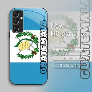 Suitable for [Galaxy A54] New high-end glass mobile phone case New business simple metal paint electroplated glass mobile phone case Affordable price Anti-drop and anti-fingerprint 995