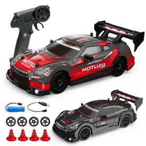 1:24 Scale RC Drift Car, 2.4g Four-Wheel Drive High-Speed Racing Remote Control Car, 20km/h, Durable Shell, Best Gift for Adults and Teens