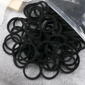 Women's Basic Hair Bands, 50 Pcs Simple Solid-Color Elastic Headbands, Hair Rope Ties, Hair Accessories Set and Ponytail Holders