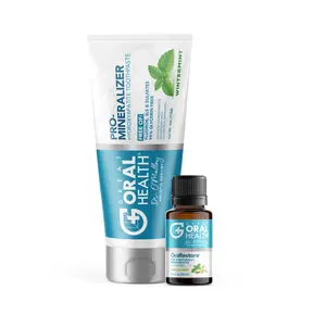 Daily Defense Pack - Fluoride-Free Toothpaste & Essential Oil Blend for Sensitive Teeth, Cavity Prevention, and Natural Whitening
